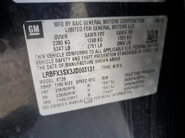 LRBFX3SX3JD003131 Buick Envision Premium