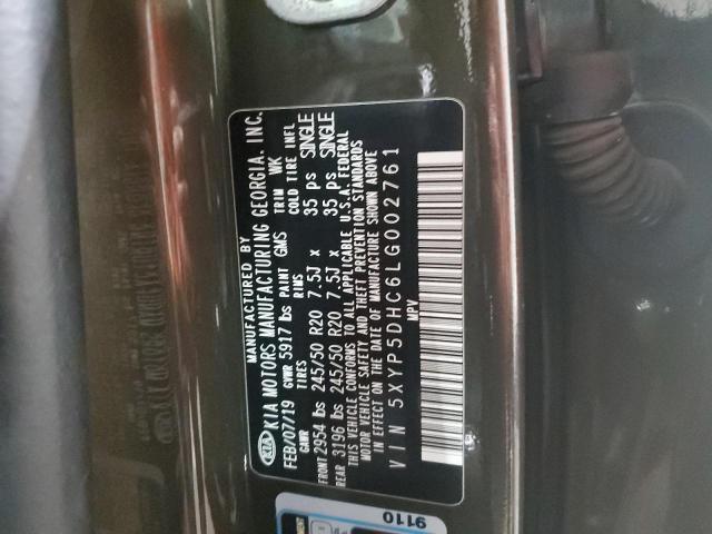 5XYP5DHC6LG002761 KIA Telluride Sx