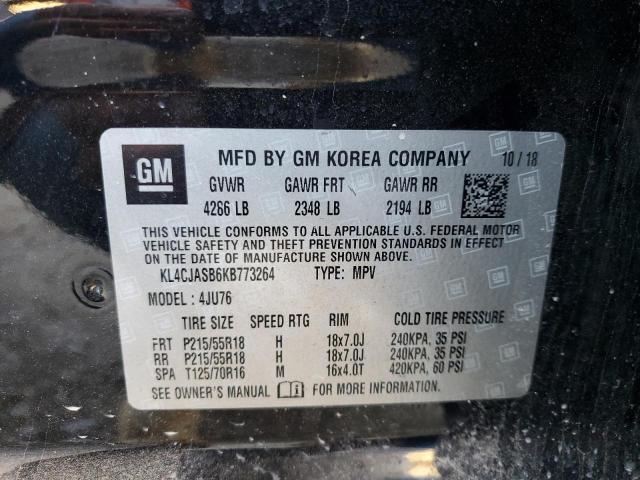 KL4CJASB6KB773264 Buick Encore Preferred