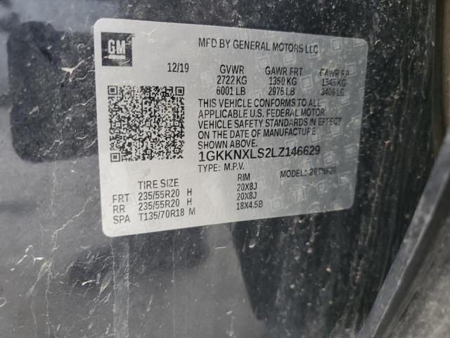 1GKKNXLS2LZ146629 GMC Acadia Denali
