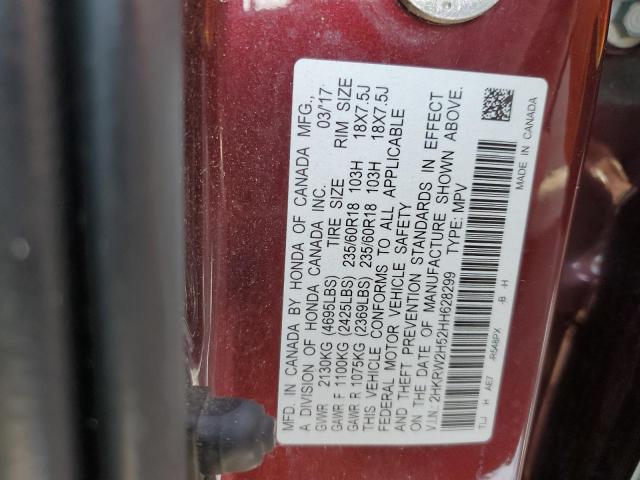 2HKRW2H52HH628299 Honda CR-V EX