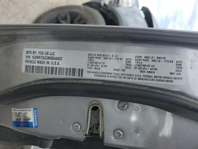 1C6RR7GG3MS544437 RAM 1500 Classic Slt