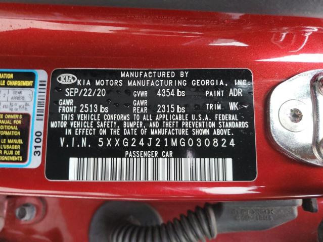5XXG24J21MG030824 KIA K5 LX