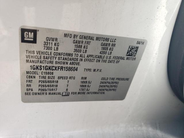 1GKS1GKCXFR158604 GMC Yukon Xl C1500 Sle
