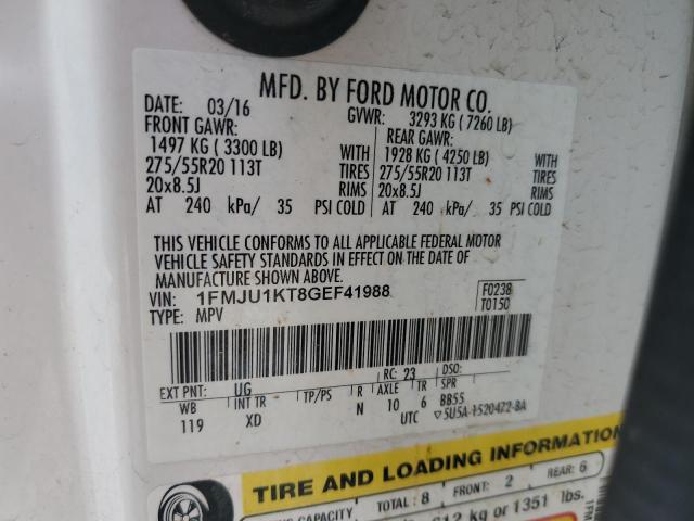 1FMJU1KT8GEF41988 Ford Expedition Limited