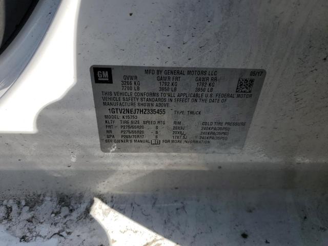 1GTV2NEJ7HZ335455 GMC Sierra K1500 Slt