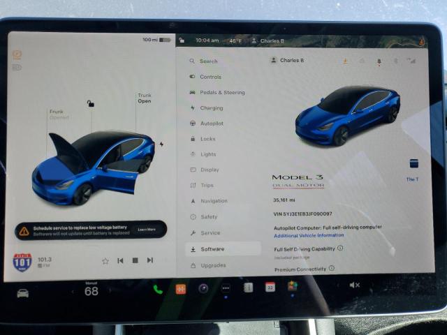 5YJ3E1EB3JF090097 Tesla MODEL 3