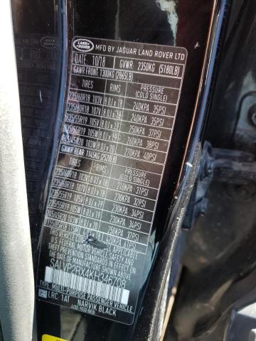 SALVP2RX4KH346708 Land Rover Range Rover Evoque Se