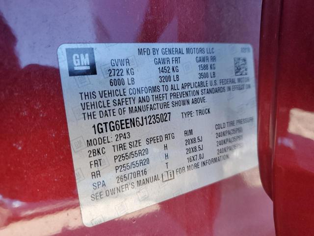1GTG6EEN6J1235027 GMC Canyon Denali