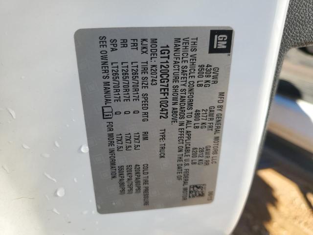 1GT120CG7EF102472 GMC Sierra K2500 Sle