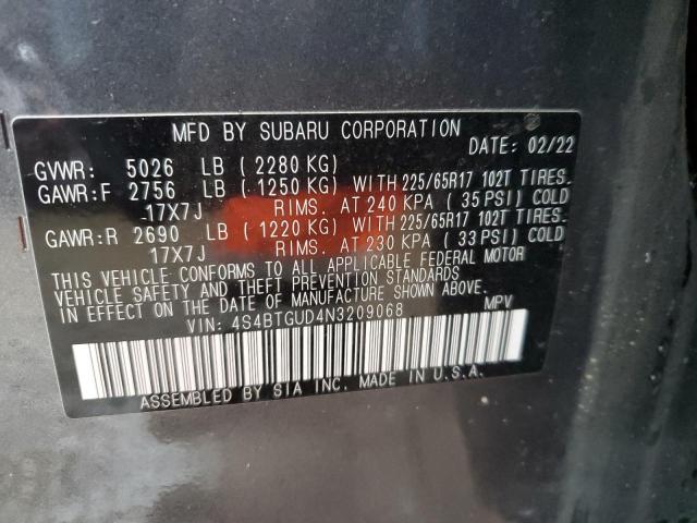 4S4BTGUD4N3209068 Subaru Outback Wilderness