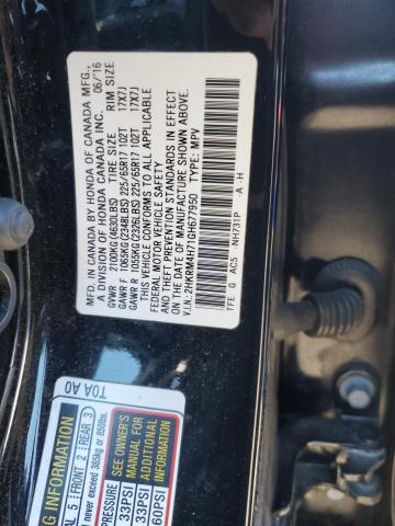 2HKRM4H71GH677950 Honda CR-V EXL