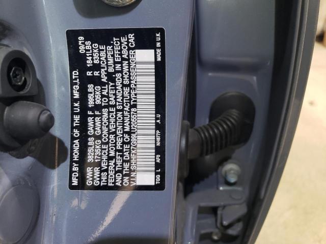 SHHFK7G99LU205578 Honda Civic Sport Touring