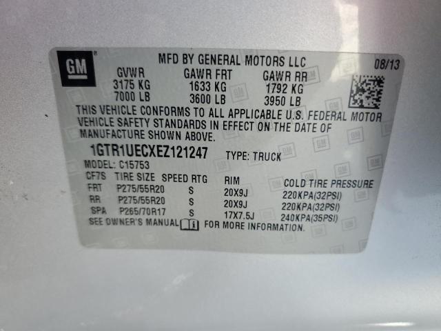 1GTR1UECXEZ121247 GMC Sierra C1500 Sle
