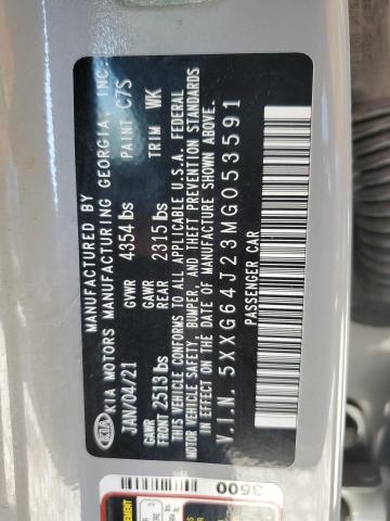 5XXG64J23MG053591 KIA K5 GT LINE