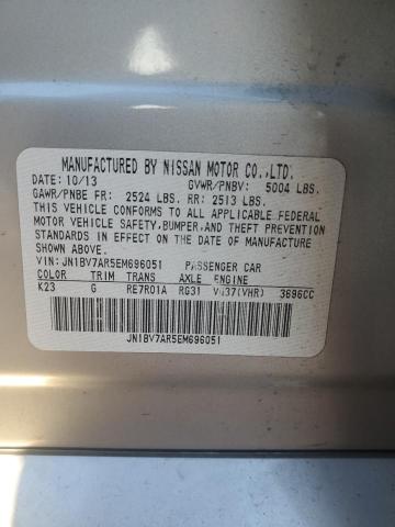 JN1BV7AR5EM696051 Infiniti Q50 BASE
