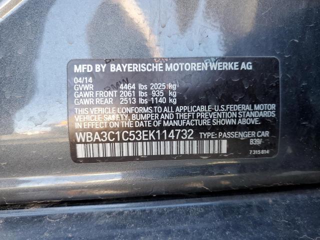 WBA3C1C53EK114732 BMW 328 I Sulev