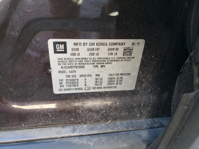 KL4CJASB7FB226932 Buick Encore