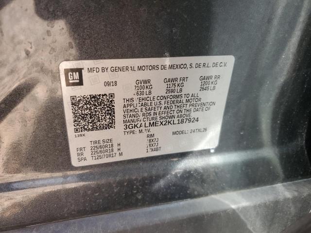3GKALMEX2KL187924 GMC Terrain Sle