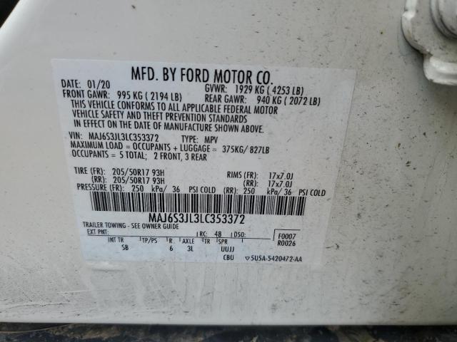 MAJ6S3JL3LC353372 Ford Ecosport Ses