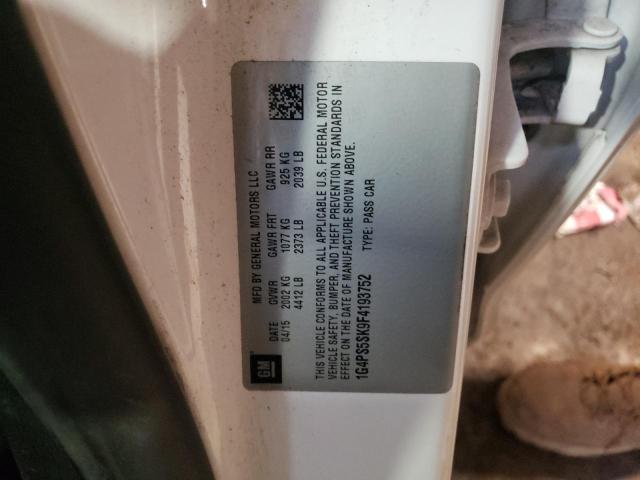 1G4PS5SK9F4193752 Buick Verano