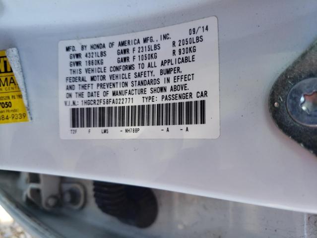 1HGCR2F58FA022771 Honda Accord Sport