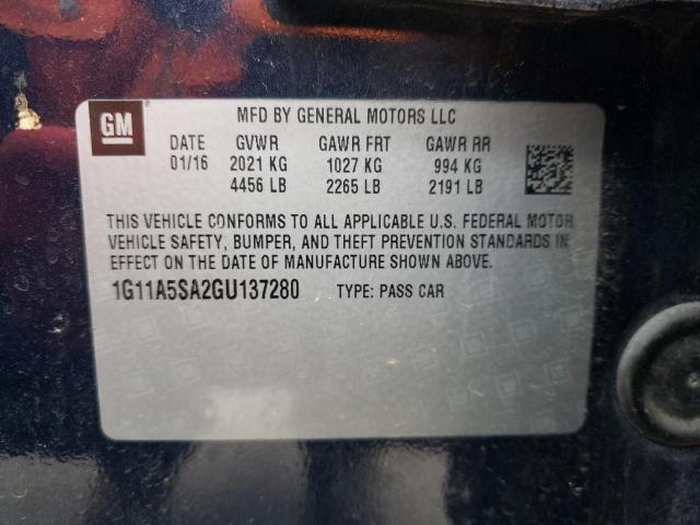 1G11A5SA2GU137280 Chevrolet Malibu Limited Ls