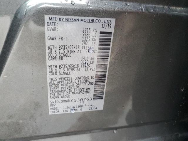5N1DL0MN8LC530763 Infiniti QX60 LUXE