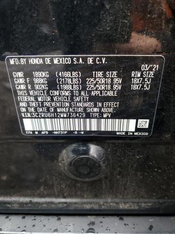 3CZRU6H12MM736429 Honda HR-V SPORT