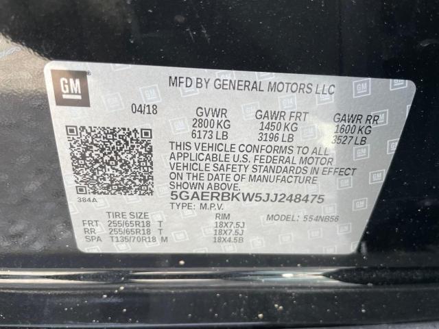 5GAERBKW5JJ248475 Buick Enclave Essence