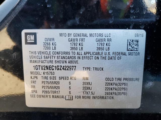 1GTV2NEC1GZ422977 GMC Sierra K1500 Slt