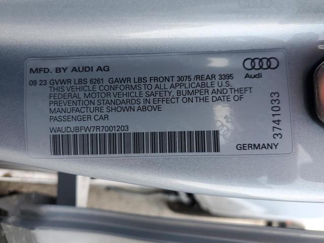 WAUDJBFW7R7001203 Audi E-tron Gt Prestige