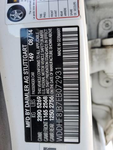 WDDHF8JB7EB072931 Mercedes-Benz E 350 4matic