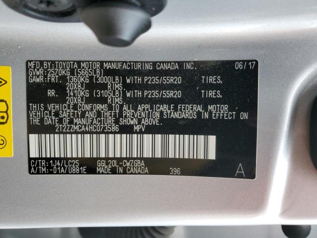 2T2ZZMCA4HC073586 Lexus Rx 350 Base