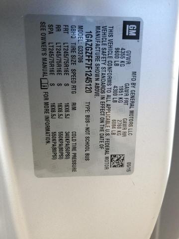 1GAZGZFF7F1245120 Chevrolet Express G3500 Ls