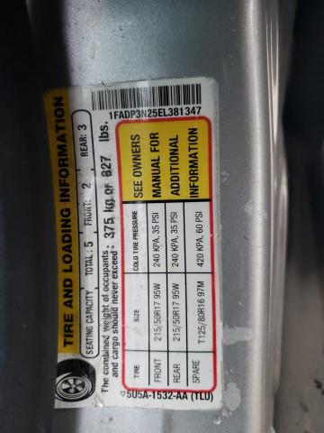 1FADP3N25EL381347 Ford Focus Titanium