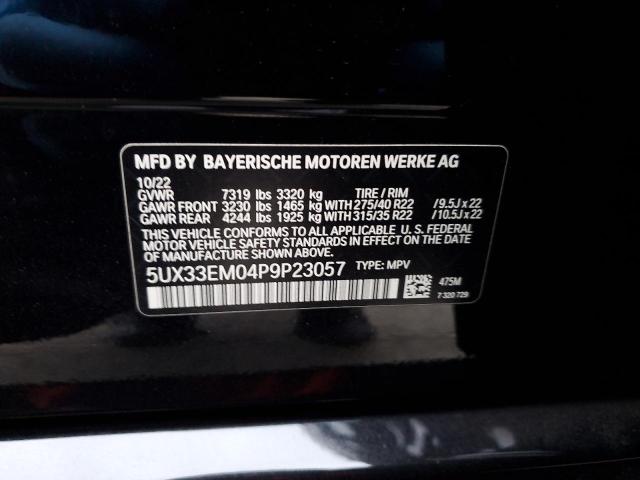5UX33EM04P9P23057 BMW X7 M60i