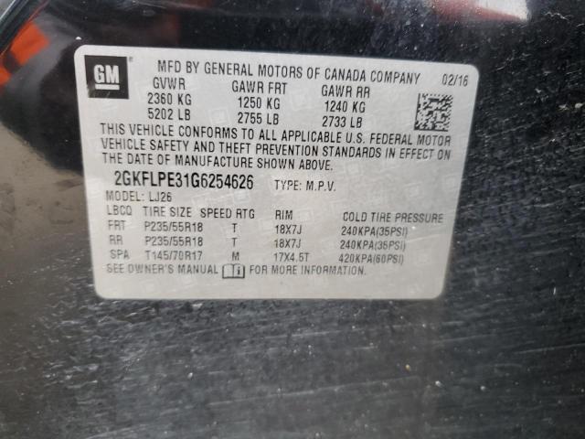 2GKFLPE31G6254626 GMC Terrain Slt