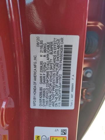 1HGCV1F12LA117972 Honda ACCORD LX