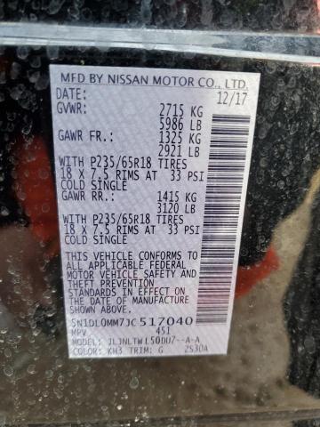 5N1DL0MM7JC517040 Infiniti QX60
