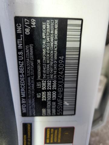 55SWF4HBXJU243094 Mercedes-Benz C 350E