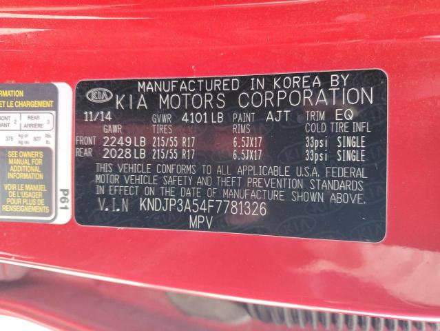 KNDJP3A54F7781326 KIA SOUL +