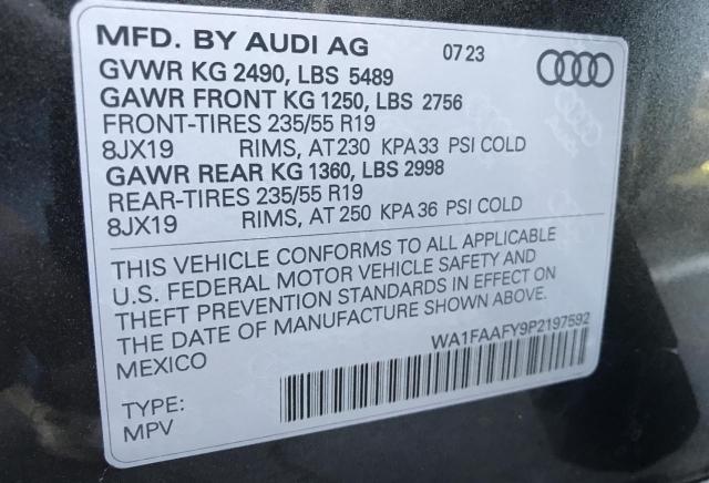 WA1FAAFY9P2197592 Audi Q5 Prestige 45