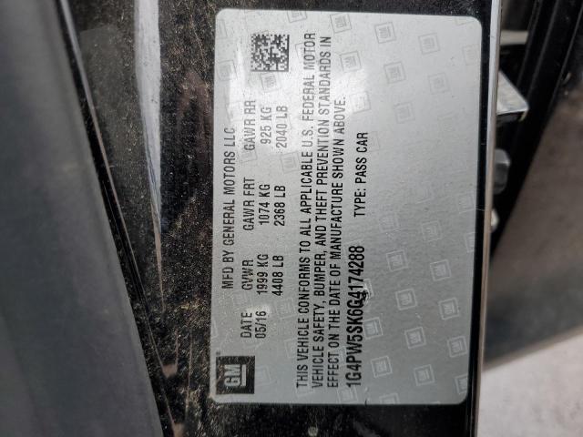 1G4PW5SK6G4174288 Buick Verano Sport Touring