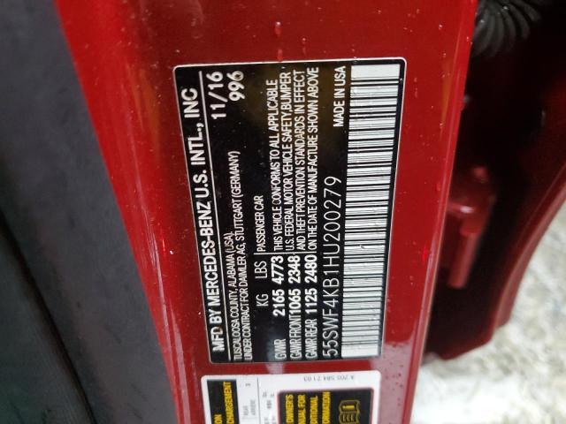 55SWF4KB1HU200279 Mercedes-Benz C 300 4matic