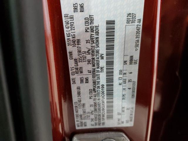1FMCU9GX9FUC00199 Ford ESCAPE SE