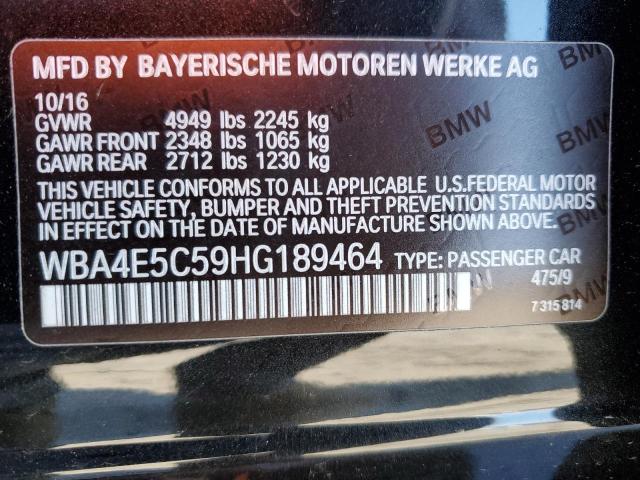 WBA4E5C59HG189464 BMW 440xi Gran Coupe