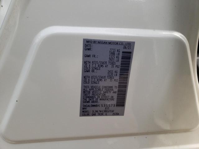 5N1AL0MM8FC535573 Infiniti QX60