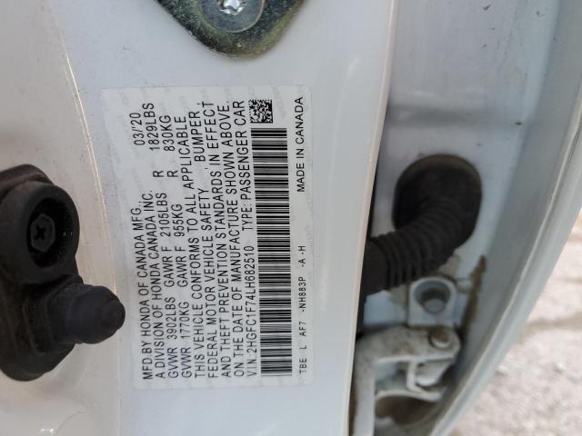 2HGFC1F74LH682510 Honda CIVIC EXL