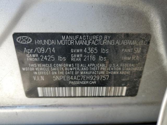 Hyundai SONATA GLS 2014 5NPEB4AC7EH929757 Image 12